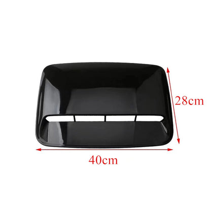 Glossy Black ABS Air Flow Intake Hood Scoop Vent for