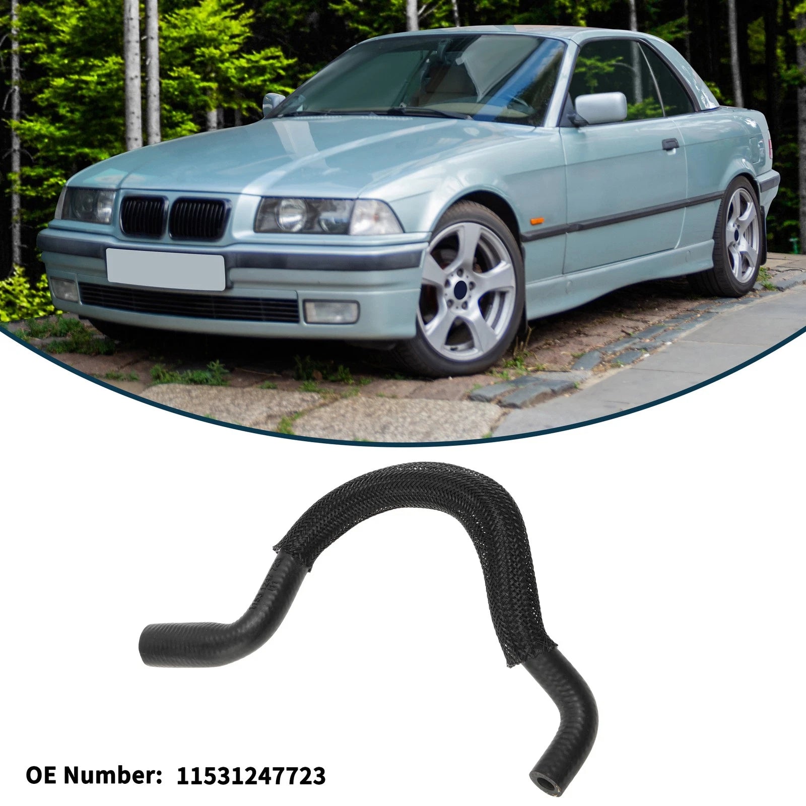 Radiator Hose Coolant Pipe Replacement for BMW 3 Series E36 (1990–1998)