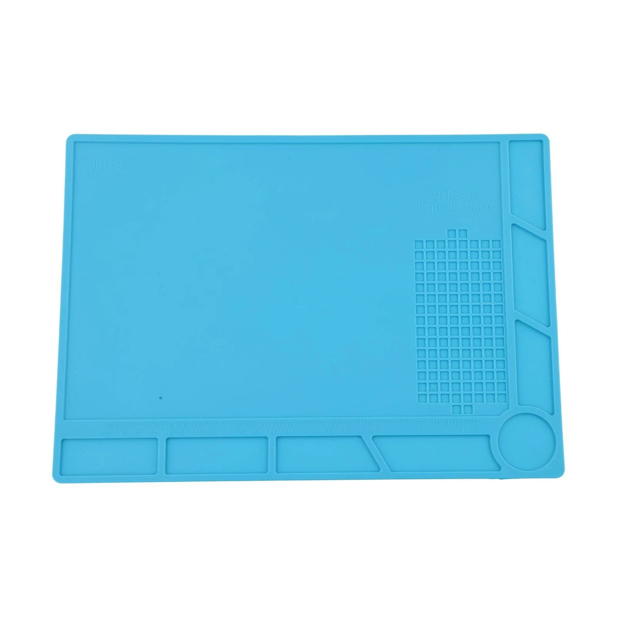 S130 Heat Resistant Silicone Pad for Electronics Soldering Work Mat (350x250mm)