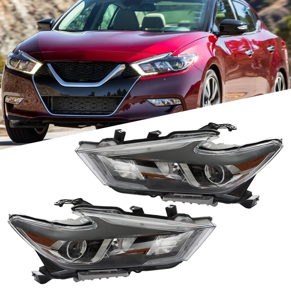 Projector Headlights Set for Nissan Maxima S|SL|SV (2016–2018)