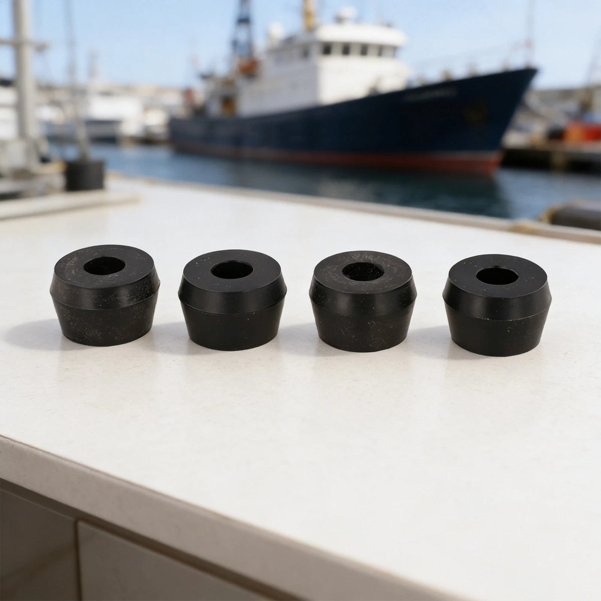 4X Trim Cylinder Rubber Bushing Kit for Mercruiser One (OEM Fit)