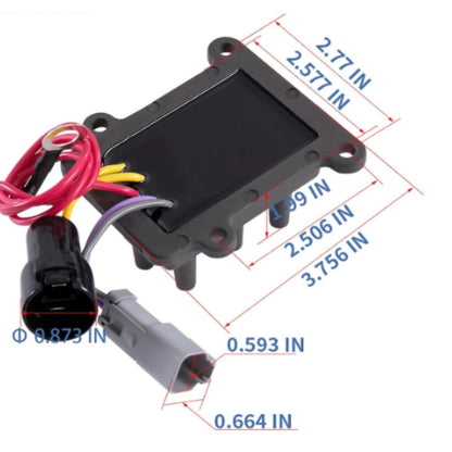 Rectifier/Regulator 35A for Johnson Evinrude OMC BRP (586048, 0586048, 18-5829, 18-5830)