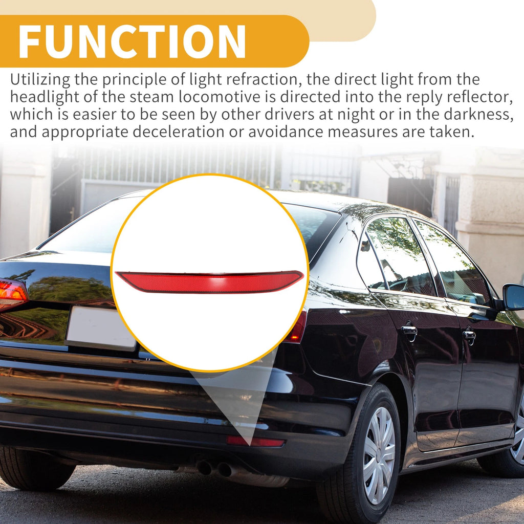 Rear Right Bumper Reflector Replacement for Volkswagen Jetta (2019–2021)