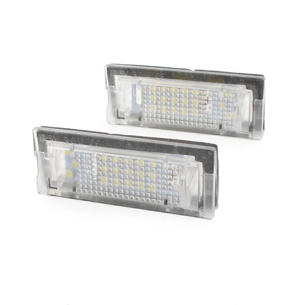 2X LED Error Free License Plate Light for BMW E39 (1995–2003)