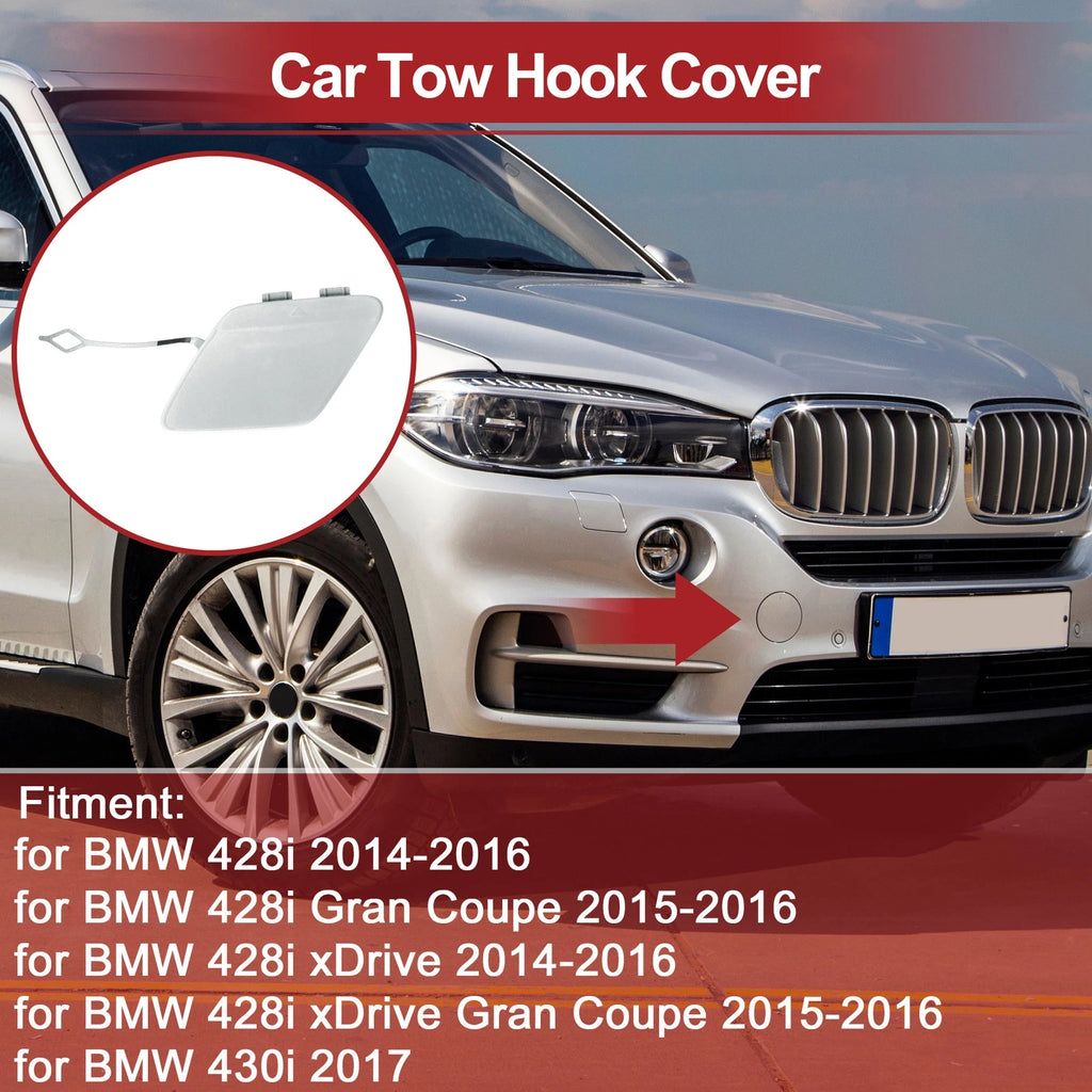Rear Car Bumper Tow Hook Cover Replacement for BMW 428i (2014–2016)