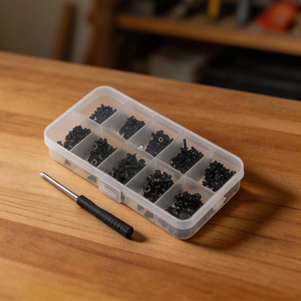 500pcs Black Countersunk Screws for Phillips Laptops