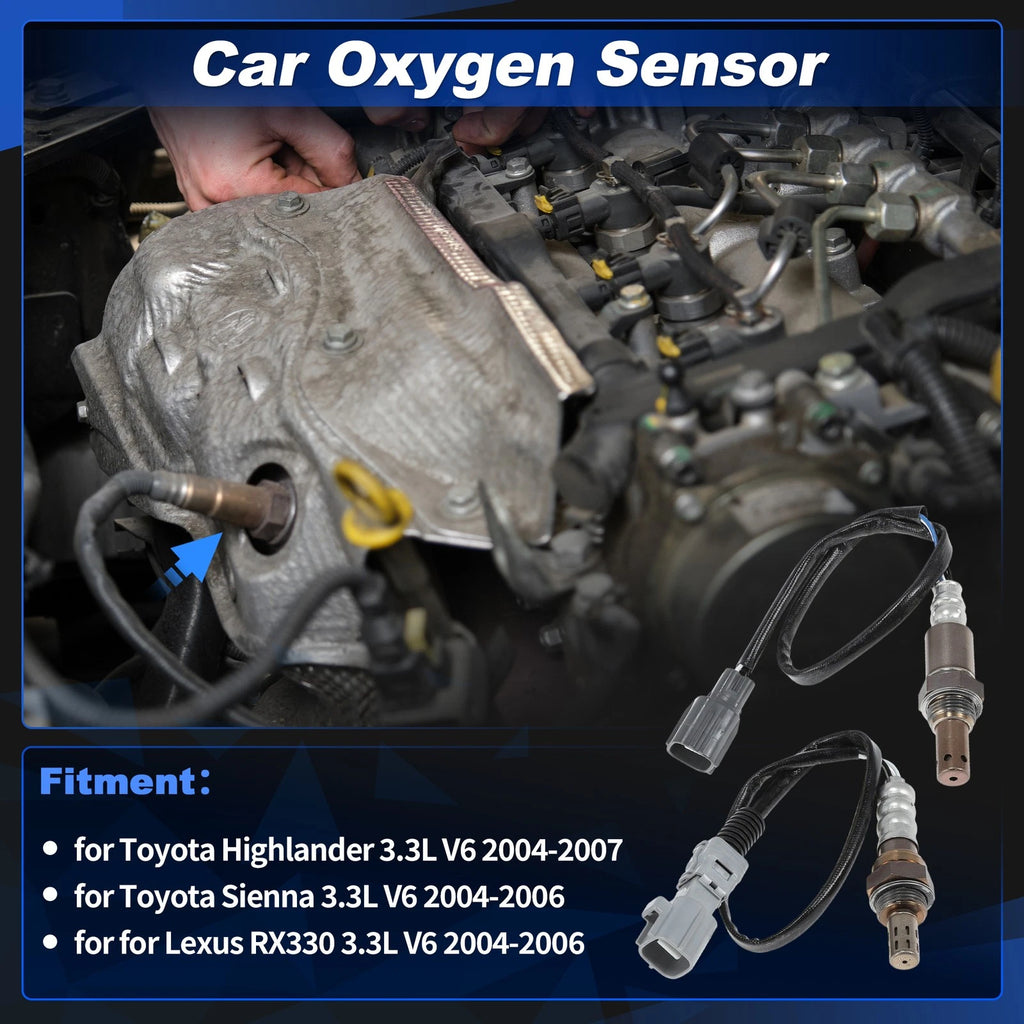 2X Upstream & Downstream Oxygen Sensor for Toyota Sienna (2004–2006)
