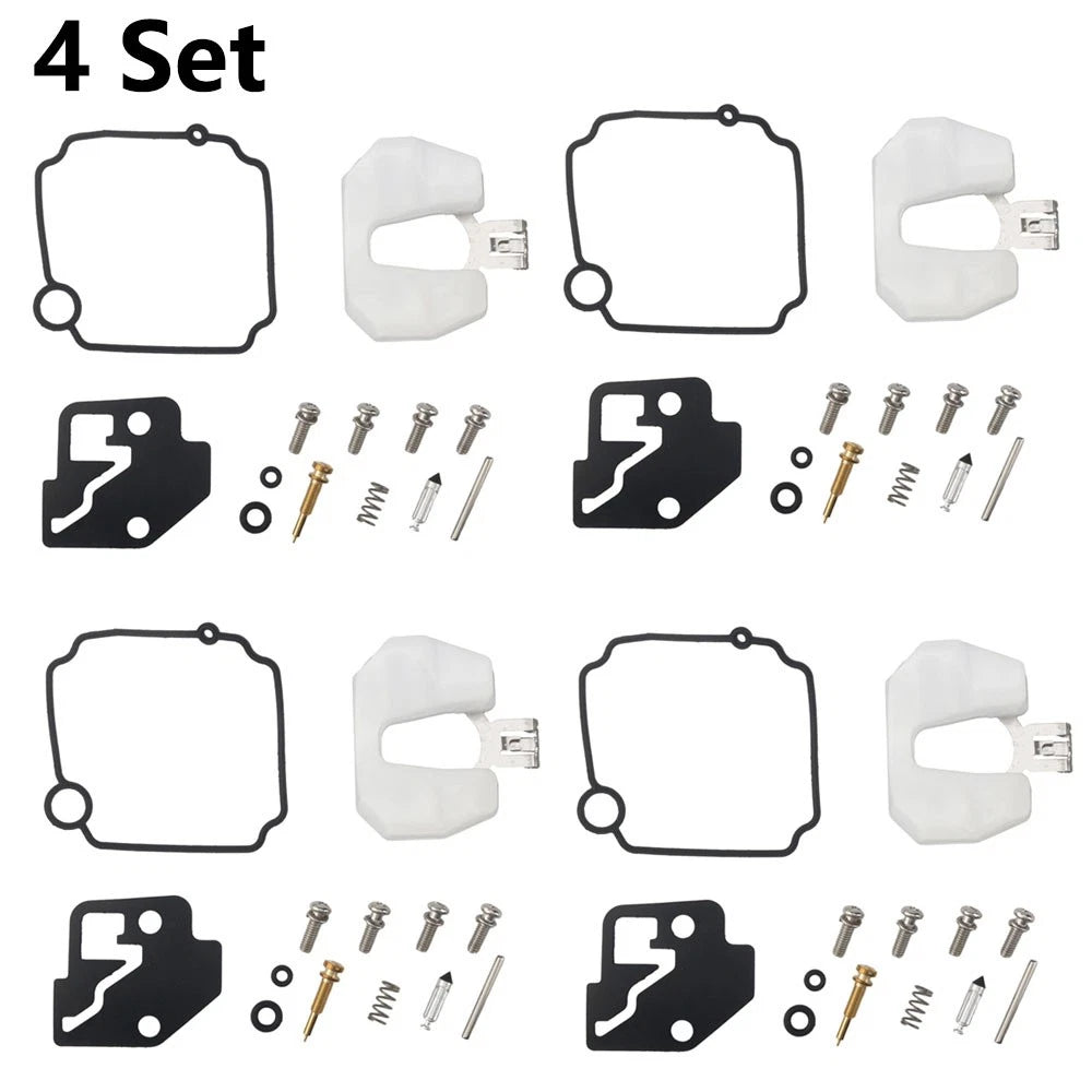 4X Carburetor Repair Kit for Mercury Mariner 9.9 15 HP (2000–2006) 18-7738 802706A1