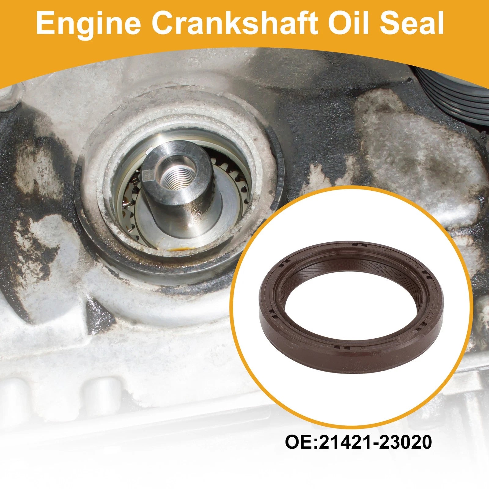 Front Crankshaft Oil Seal Replacement for Hyundai Elantra 1995–2010