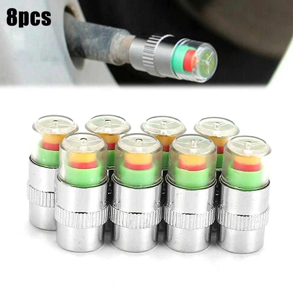 Visual Indicator Tire Pressure Valve Cap for Universal Vehicles