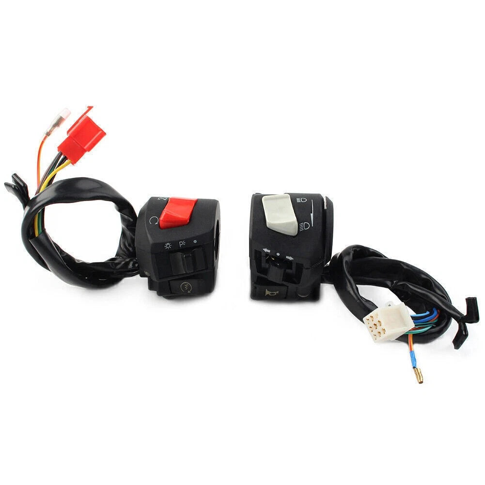 7/8" 22mm Horn Turn Signal Headlight Electric Start Switch Handlebar Controller