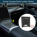 Center Console Panel Sticker Matte Black for Mercedes-Benz C-Class (2022–2024)