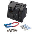 3 Way Bilge Pump Switch Panel for Portable Water Management