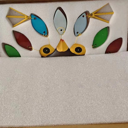 Decorative Owl Wind Chime for Tranquil Garden Environment