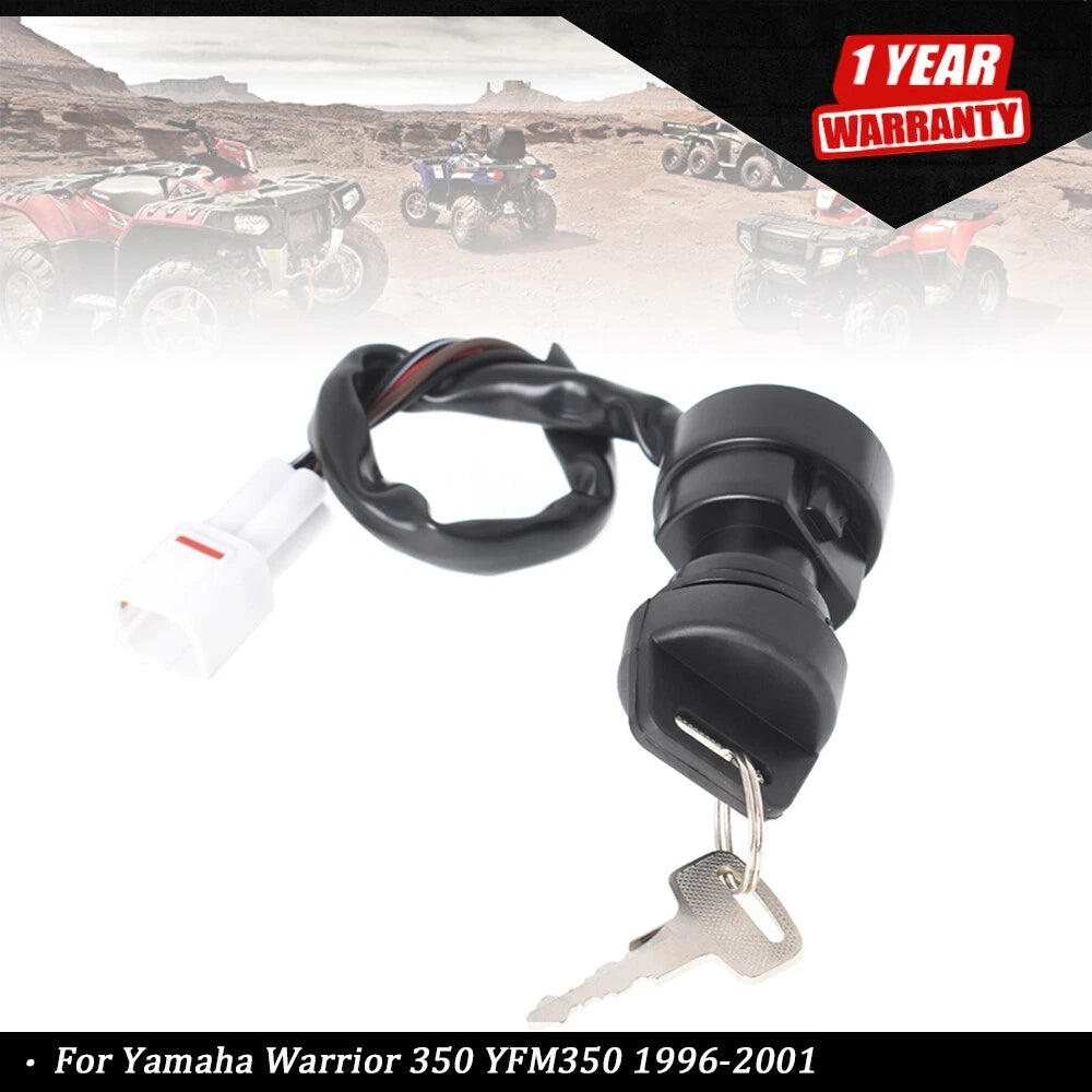 Ignition Key Switch for Yamaha Warrior 350 YFM350 (1996–2001)