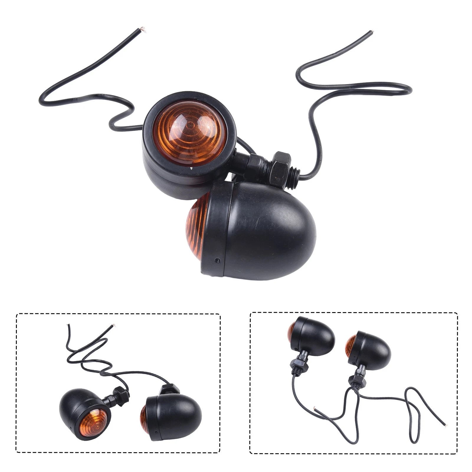 2X Replacement Turn Signal Lights for Motorcycle Cafe
