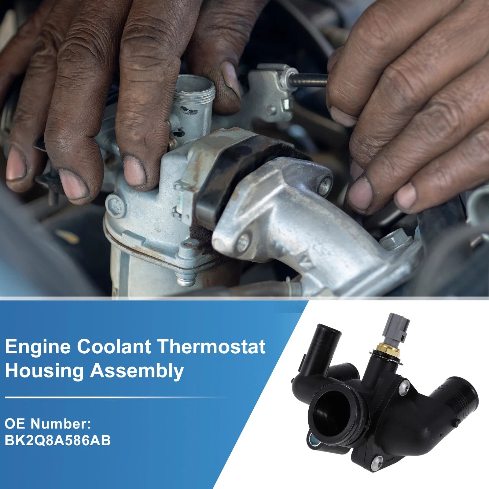 Engine Coolant Thermostat Housing Assembly for Ford Ranger (2006–2011)