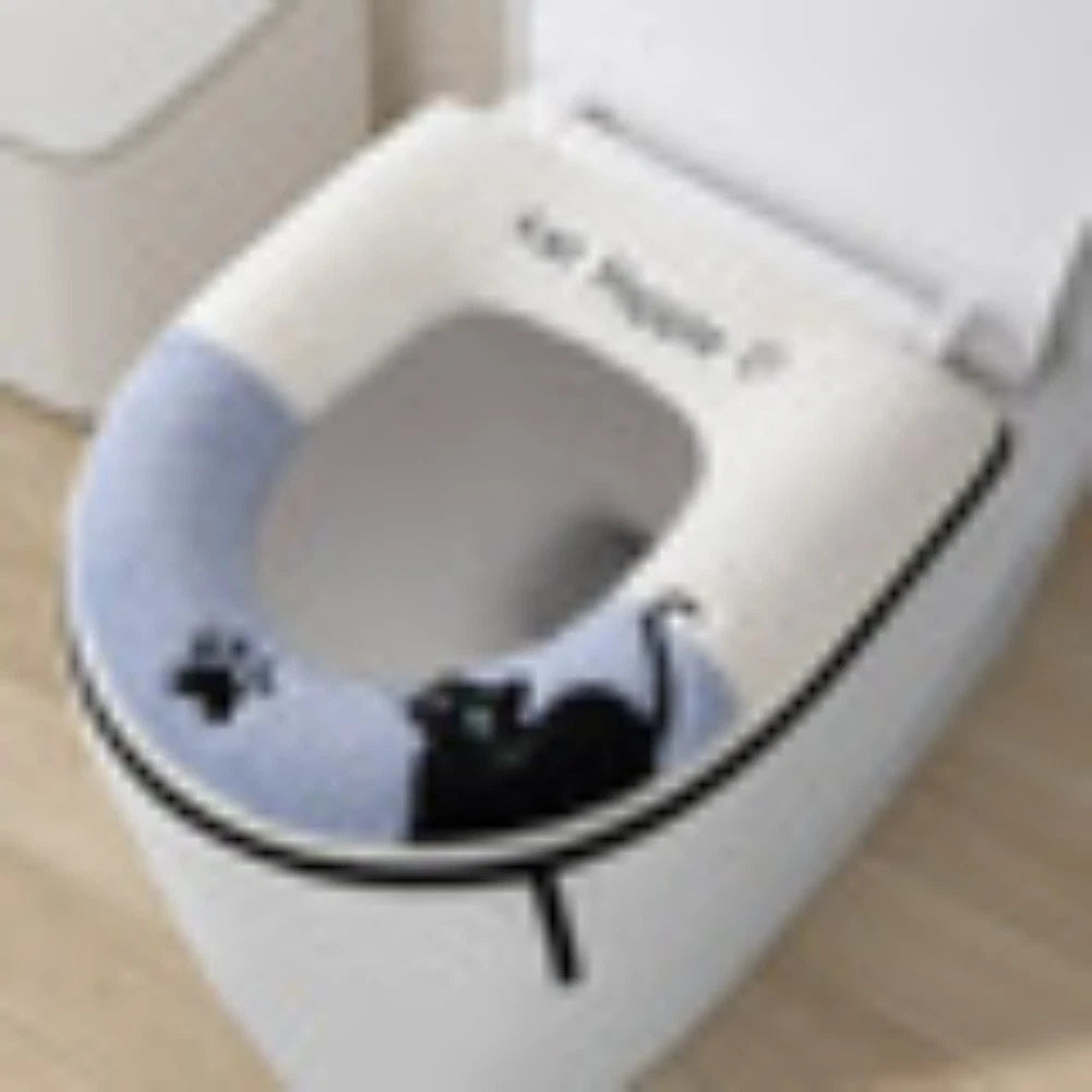 Soft Plush U-Shaped Toilet Seat Cover for Toilets