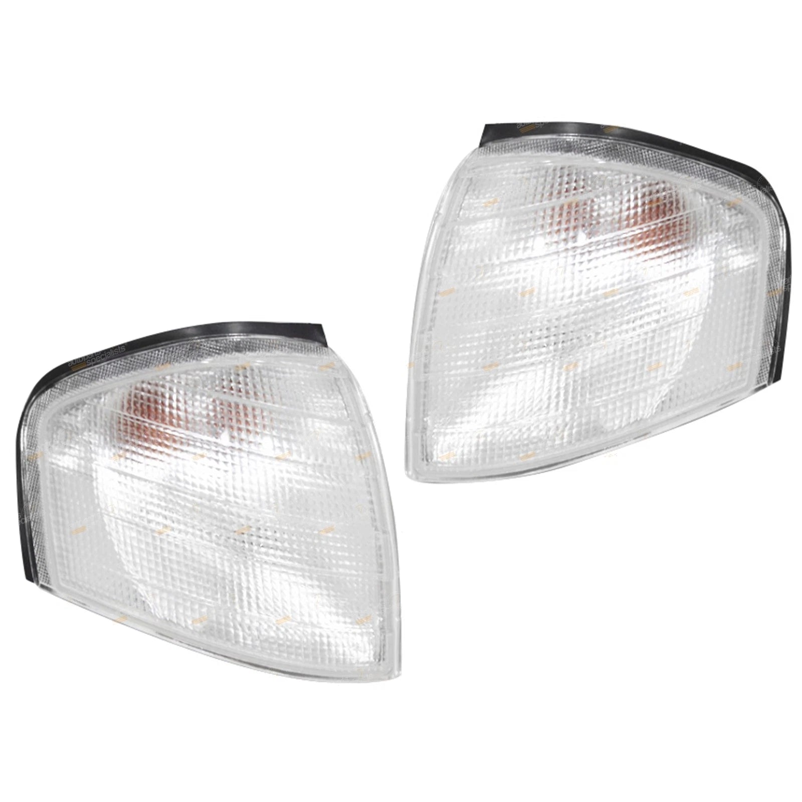 Clear Corner Indicator Lights Pair for Mercedes Benz C Class W202 (1994–2001)
