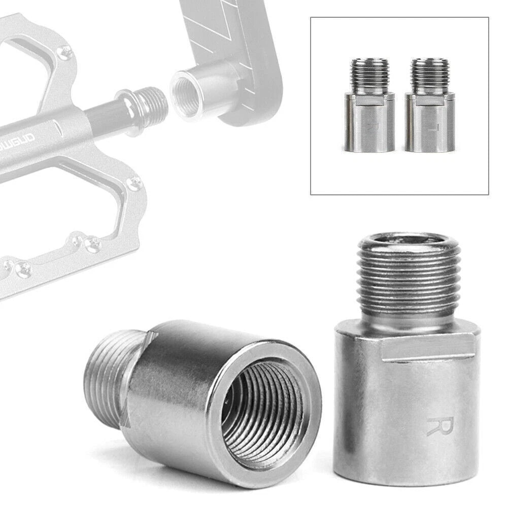 Pair Bike Pedal Extension 9/16" Thread 20mm for Bicycle
