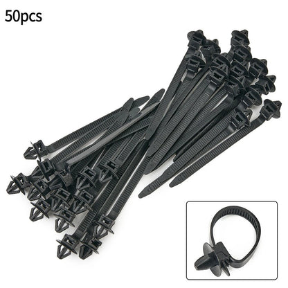 Set of 4 Clips Fastener Cable Tie Wrap for Various Vehicles