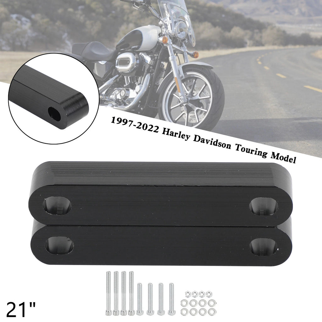 21" Front Fender Spacers for Harley Touring Electra Street Glide (1997–2022) T9