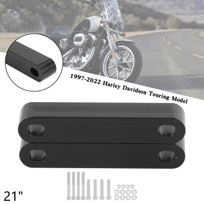 21" Front Fender Spacers for Harley Touring Electra Street Glide (1997–2022) T9
