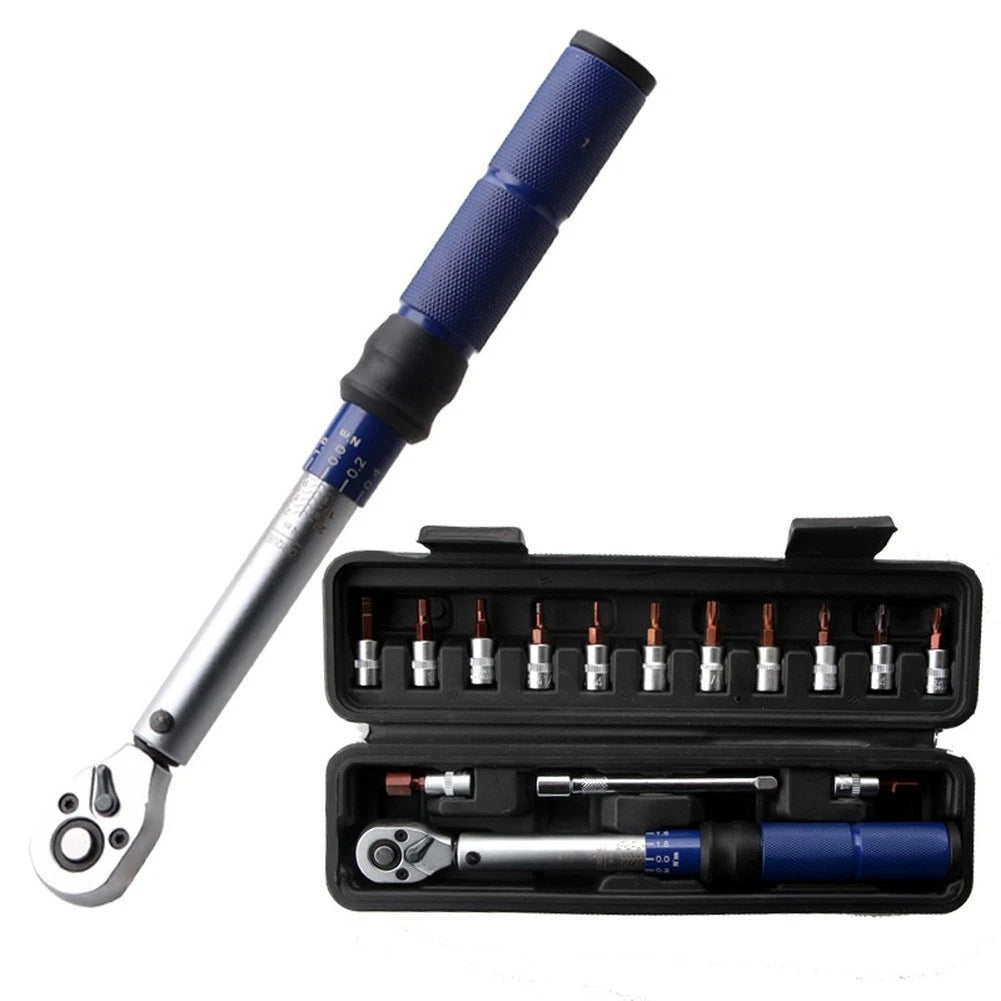 15-Pc Torque Wrench Set 1/4 Inch Drive 2-24 N.m Range