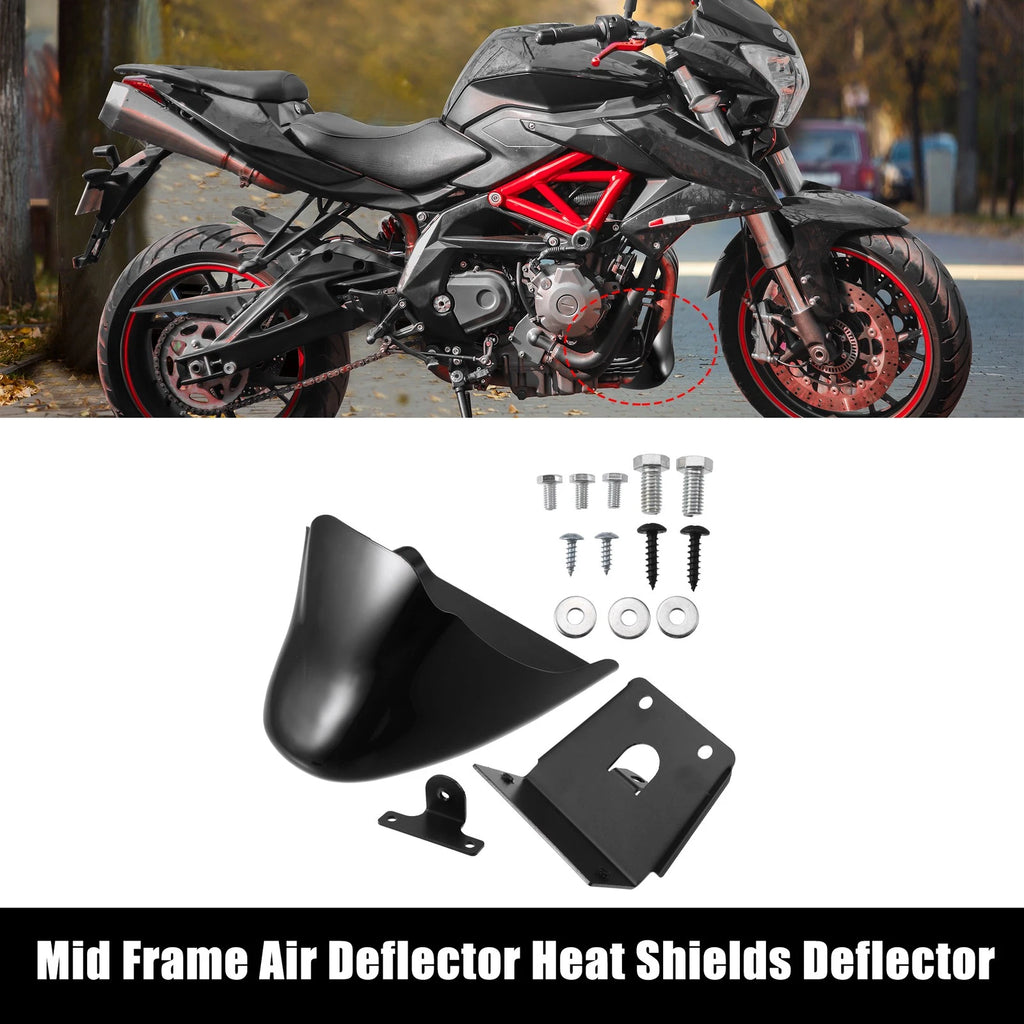 Motorcycle Lower Spoiler Chin Fairing Set for Harley Davidson (Black) (2005–2015)