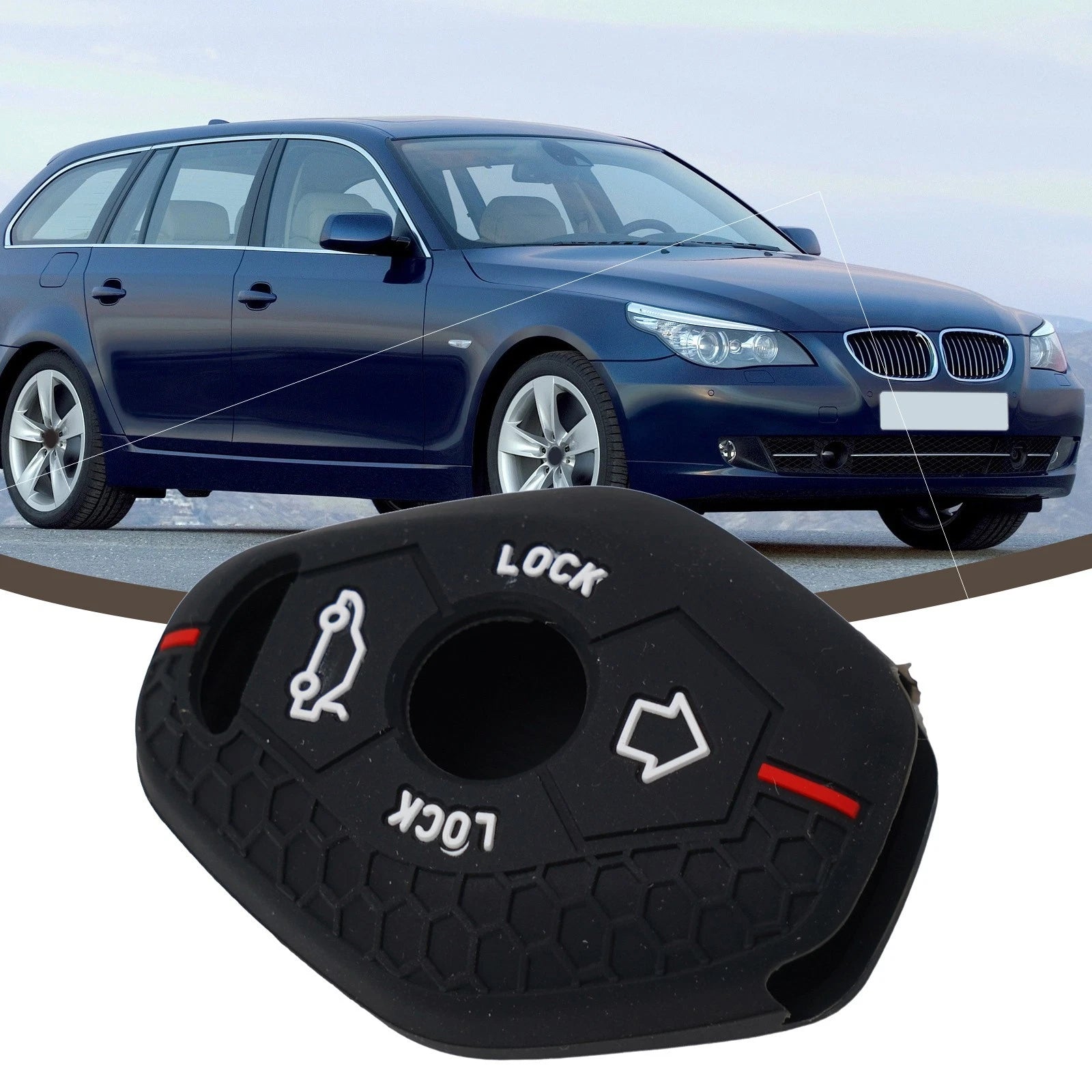 Black Key Case for BMW E46 E53 X3 E83 E39 7 5 3 330i (1998–2006)