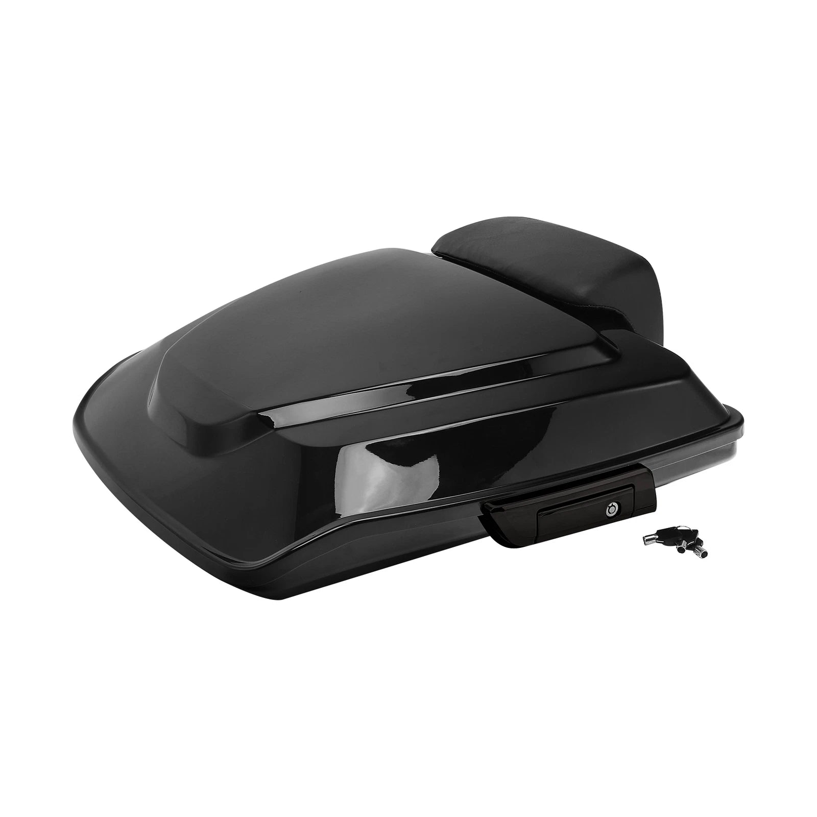 Black Razor Trunk Backrest Pad for Harley Touring (2014–2024)