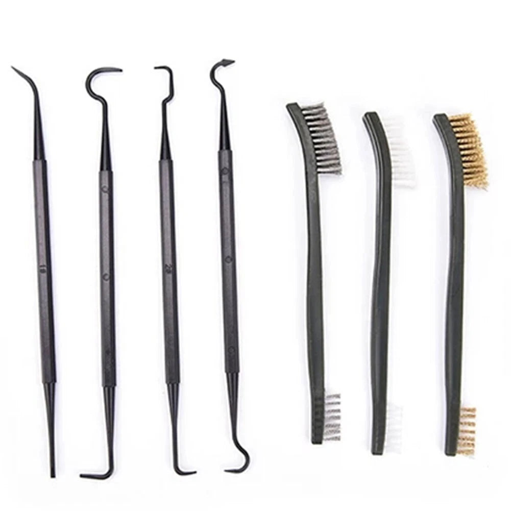 Set of 7 Wire Brushes for Rust Removal Cleaning Tools