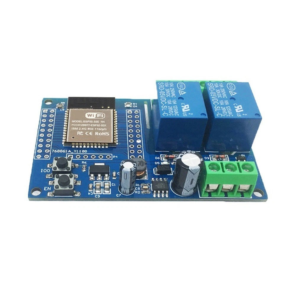 2X Relay Module for ESP32 Development Board (DC5-60V)