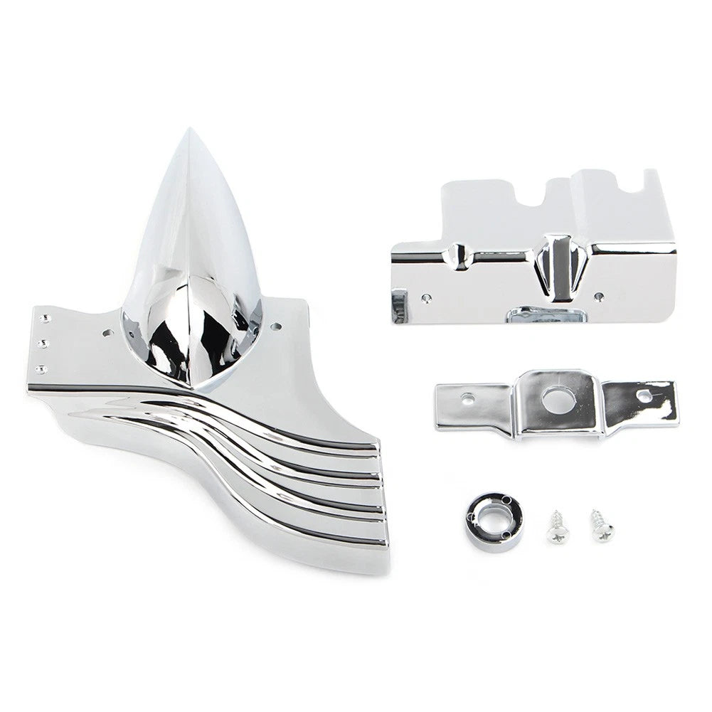 Lower Front Frame Cover for Harley Touring (1991–2020) Tri Glide (2009–2013) Chrome