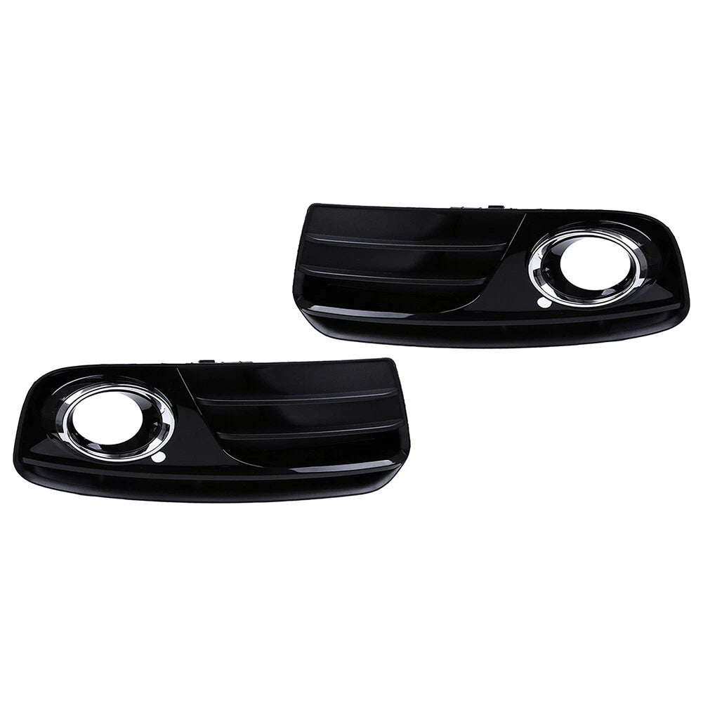 Set of 2 Front Bumper Fog Light Grille Covers for Audi Q5 (2013–2017)