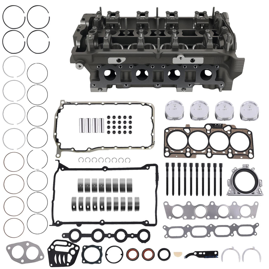 1.8T Engine Gaskets Piston Ring Kit + Cylinder Head for Audi A4 TT VW Jetta (1996–2006)