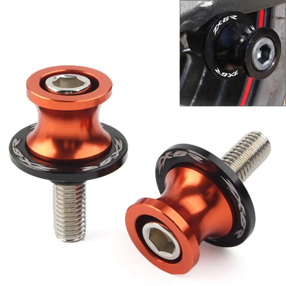 8mm Swingarm Spools Slider for Kawasaki ZX6R (2012–2021) - Orange