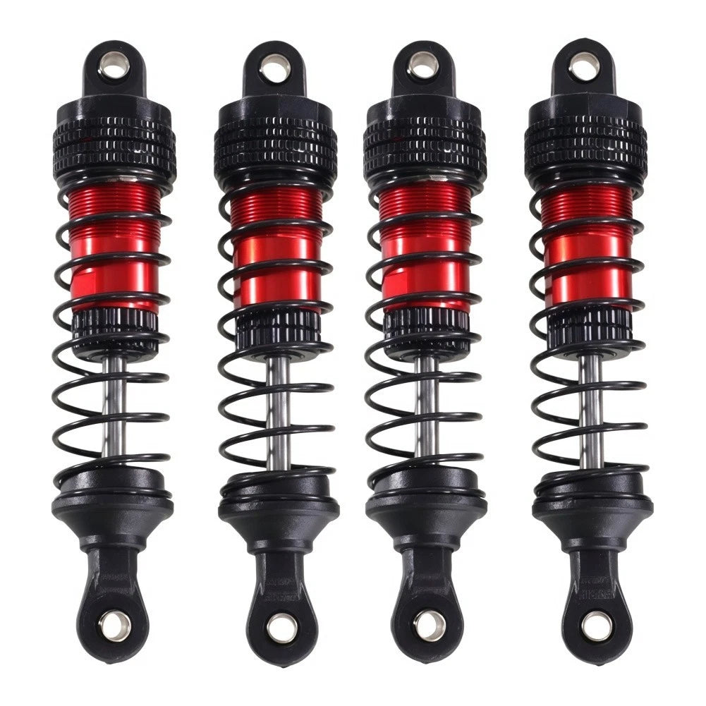 RC Shock Absorber Kit for 1/10 Scale Crawler Vehicles (80mm Length)