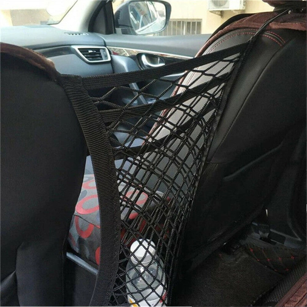 Elastic Mesh Bag Organizer for Car Seat Storage