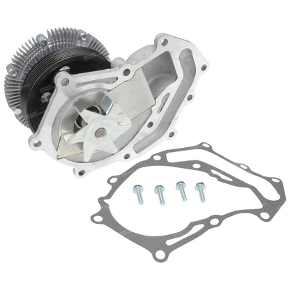 Water Pump + Fan Clutch + Coolant for Nissan Navara D22 (2001–2007)