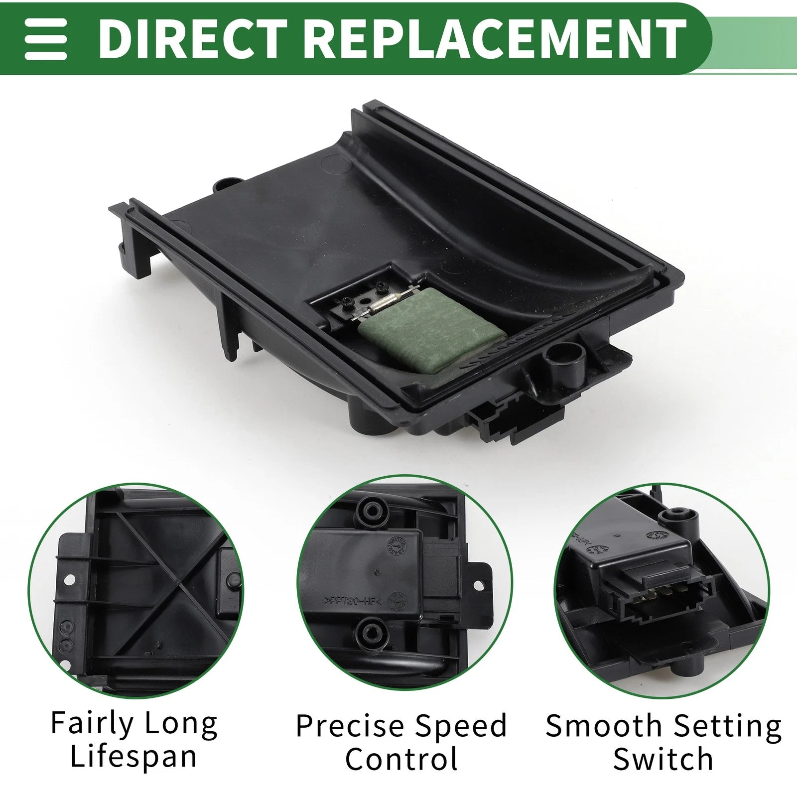 HVAC Blower Motor Resistor Front for Volkswagen Beetle (1998–2010)