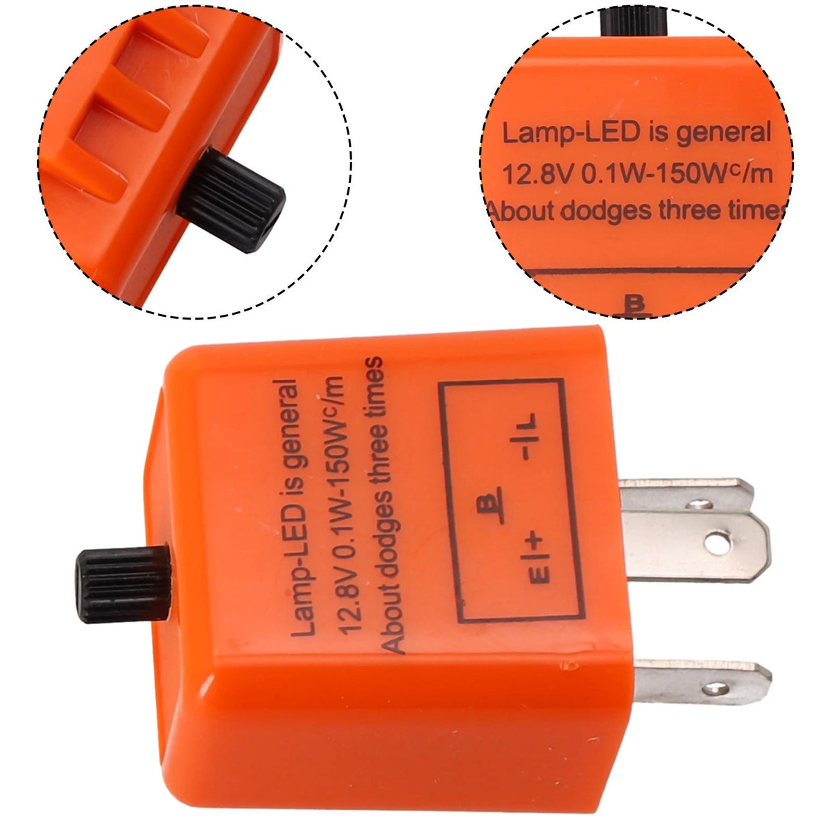 12V 3 Pin LED Flasher Relay for Motorcycle Turn Signal Light