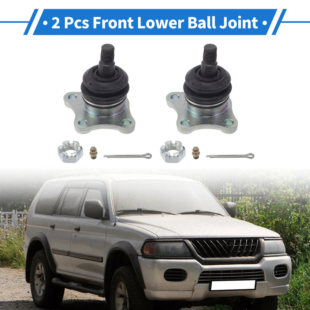 2 Pcs Front Lower Ball Joints Replacement for Mitsubishi Montero (1992–2000)