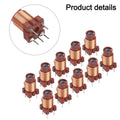 10X Adjustable Ferrite Core Inductor 0.6-1.7uH for Various Applications