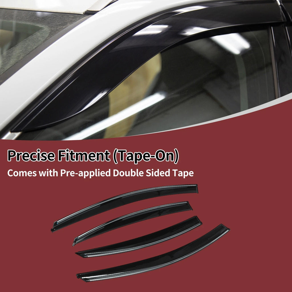 Window Deflectors Side Vent Visors for Hyundai Sonata (2011–2014) 1 Set