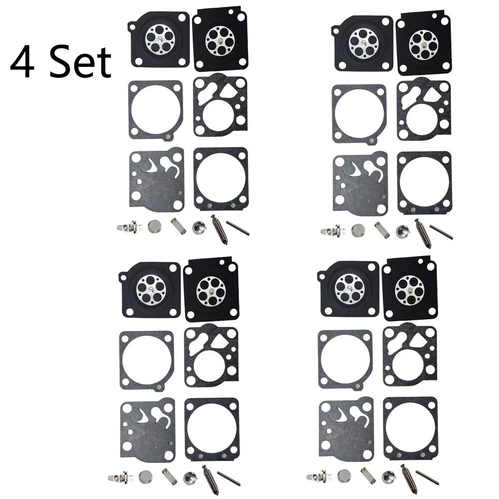 Set of 4 Carburetor Rebuild Kits for McCulloch SP40 PM 310 320 330 Zama RB-1