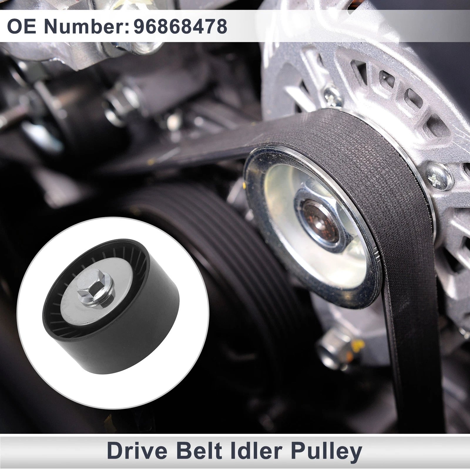 Drive Belt Idler Pulley Replacement for Chevrolet Cruze (2007–2017)