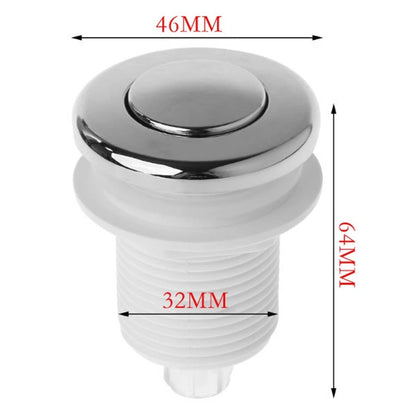 Air Pressure Switch for Bathtub 32mm Black Spa Waste Button