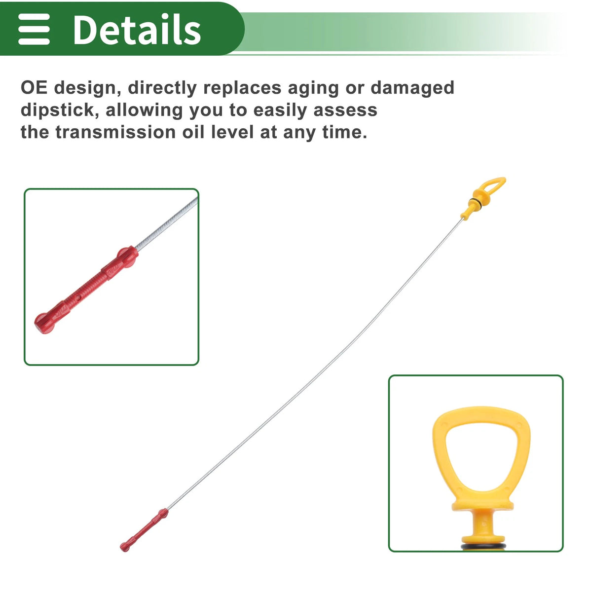Oil Level Dipstick Replacement for Mercedes-Benz V6 GAS DOHC (2011–2011)