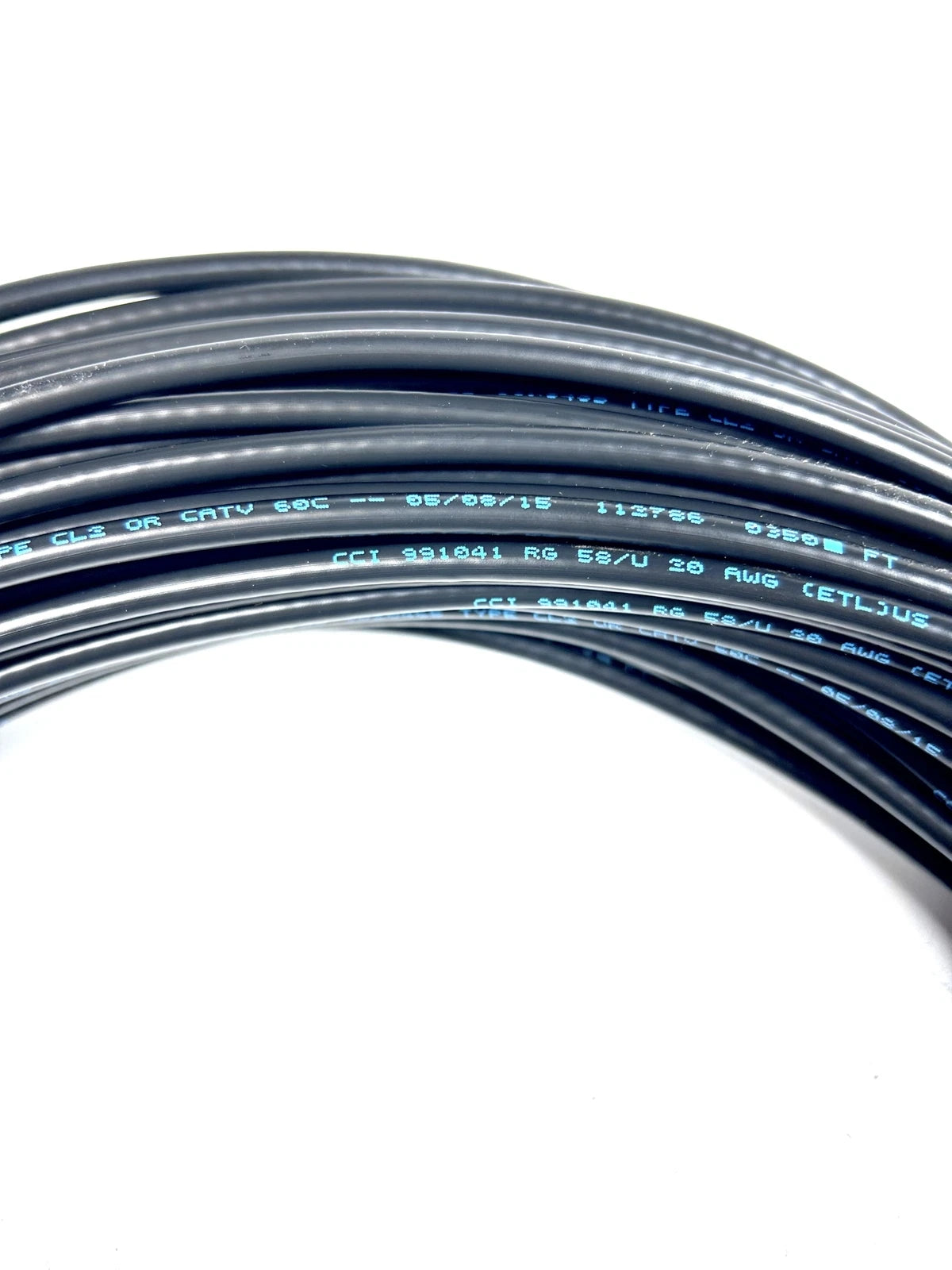 CATV Cable RG 58/U 20 AWG for CCI 991041 (165 Ft)
